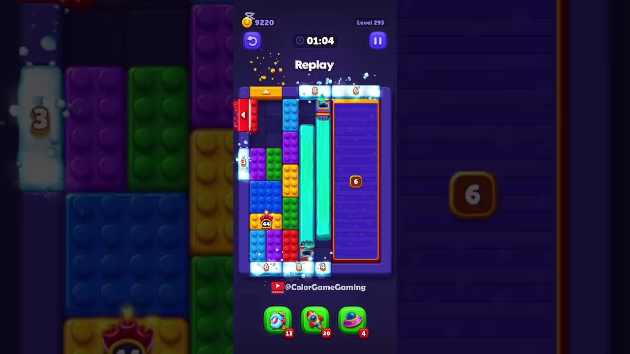 Block Out level board reference for step 1