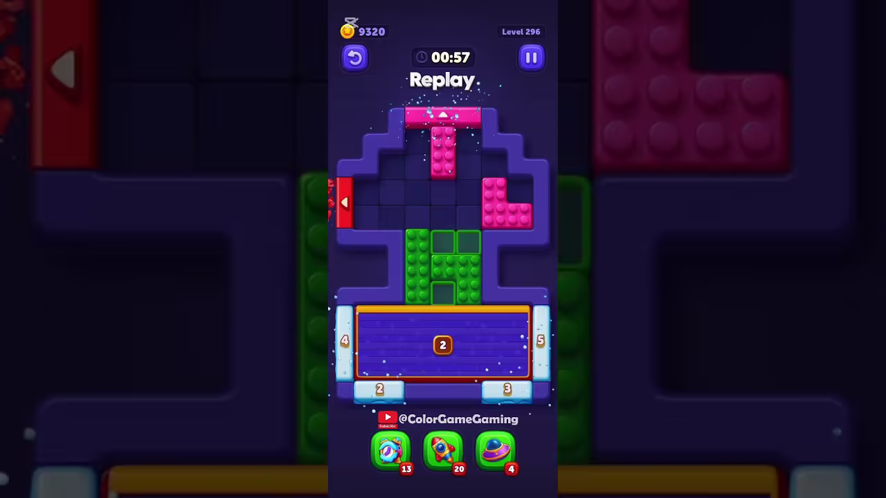 Block Out level board reference for step 1