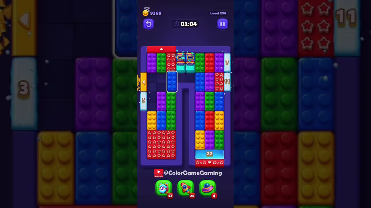 Block Out level board reference for step 1