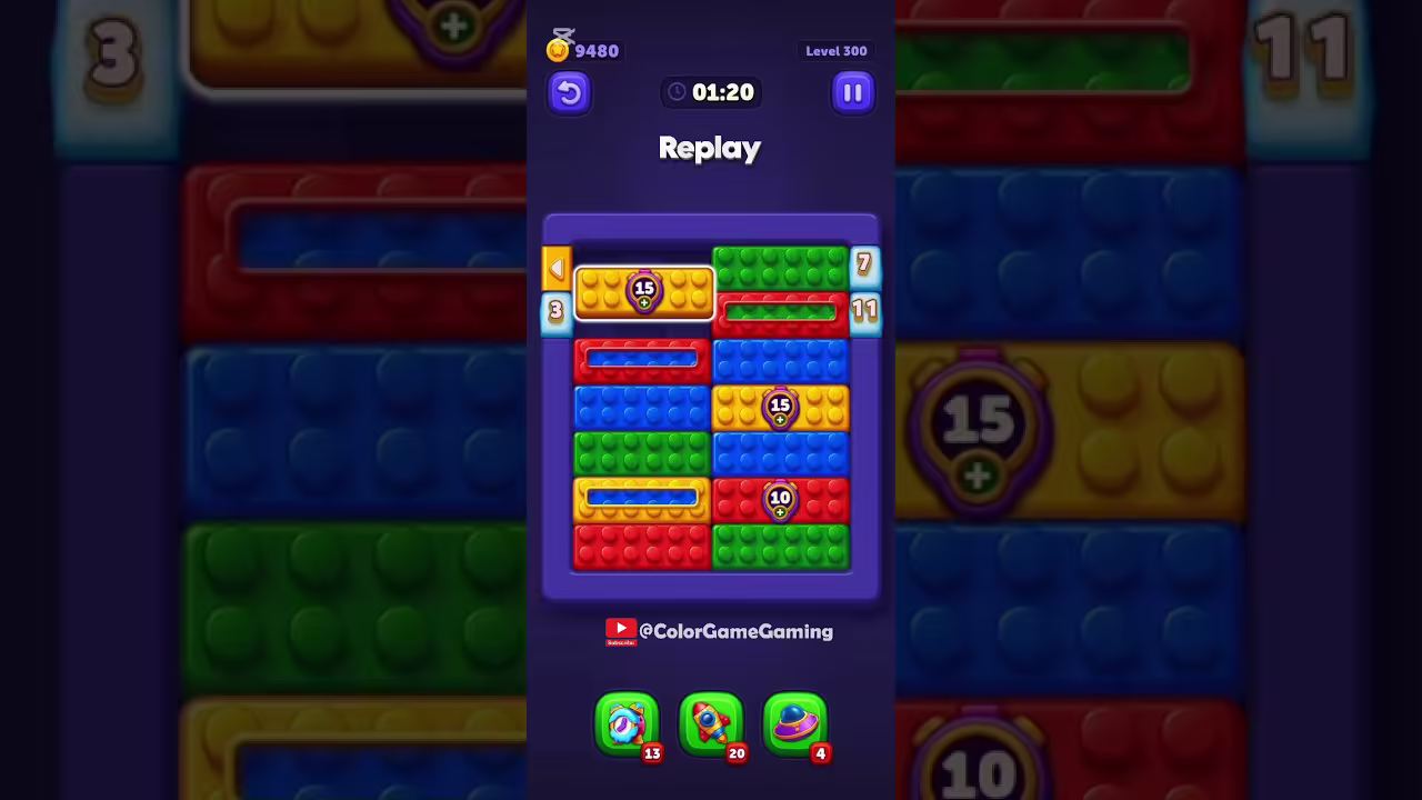 Block Out level board reference for step 1