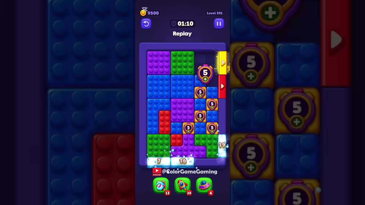 Block Out level board reference for step 1