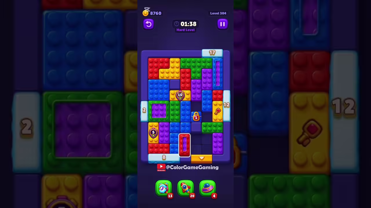 Block Out level board reference for step 1