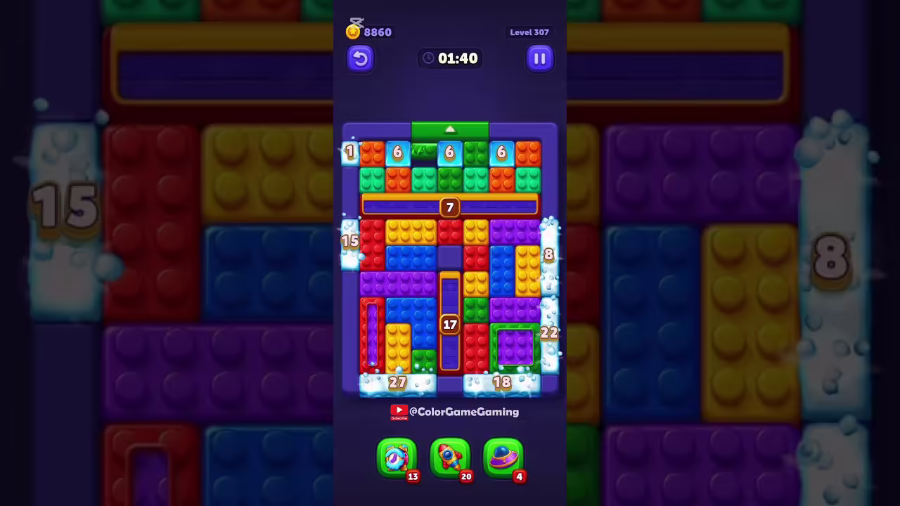 Block Out level board reference for step 1