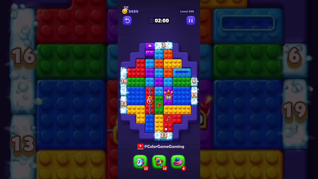 Block Out level board reference for step 1