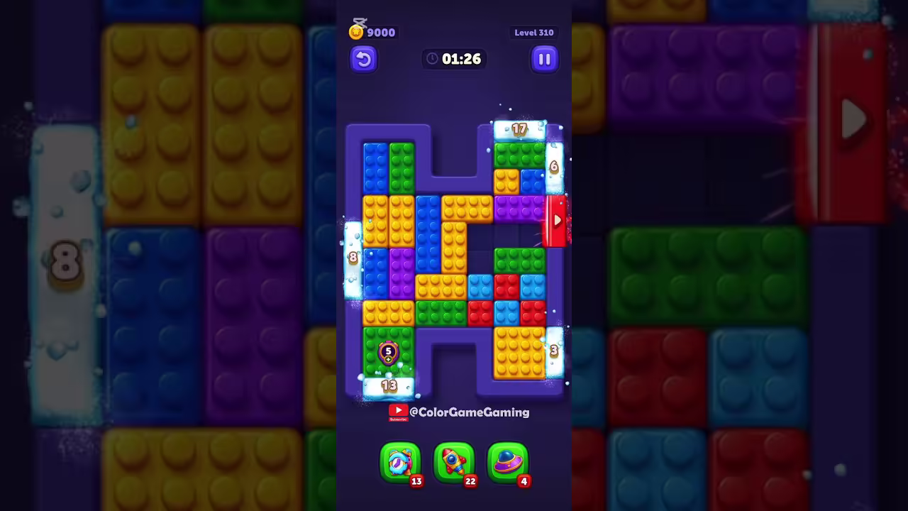 Block Out level board reference for step 1
