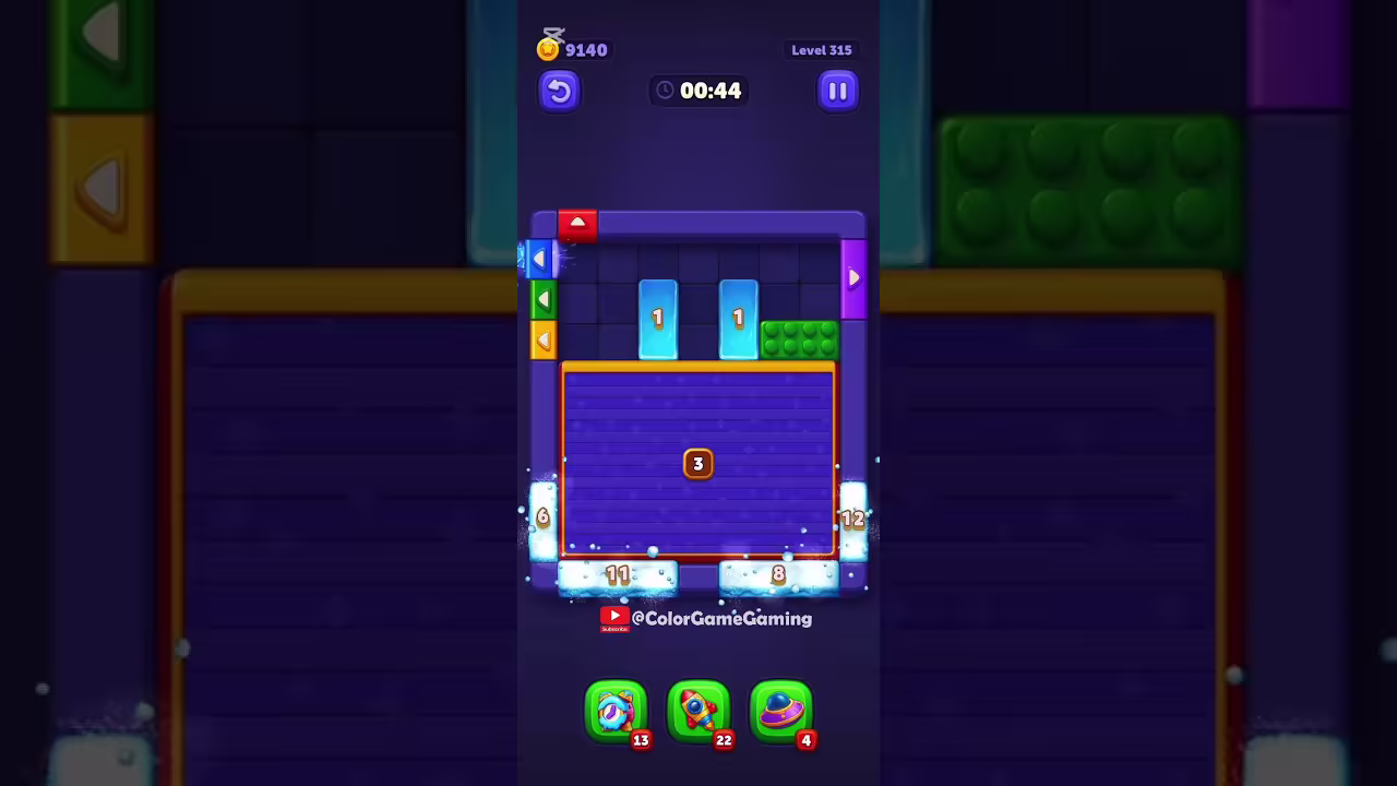 Block Out level board reference for step 1