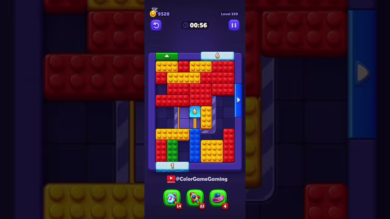 Block Out level board reference for step 1