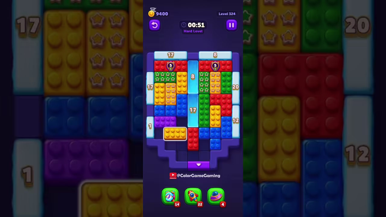 Block Out level board reference for step 1