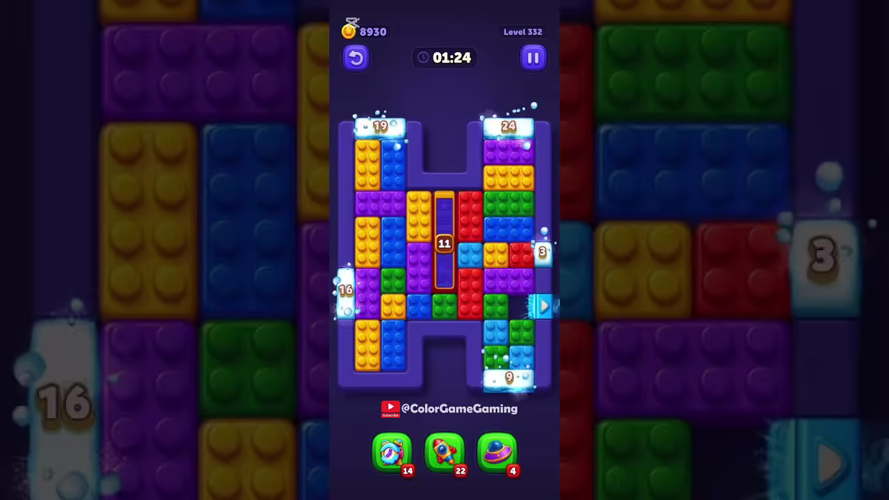 Block Out level board reference for step 1