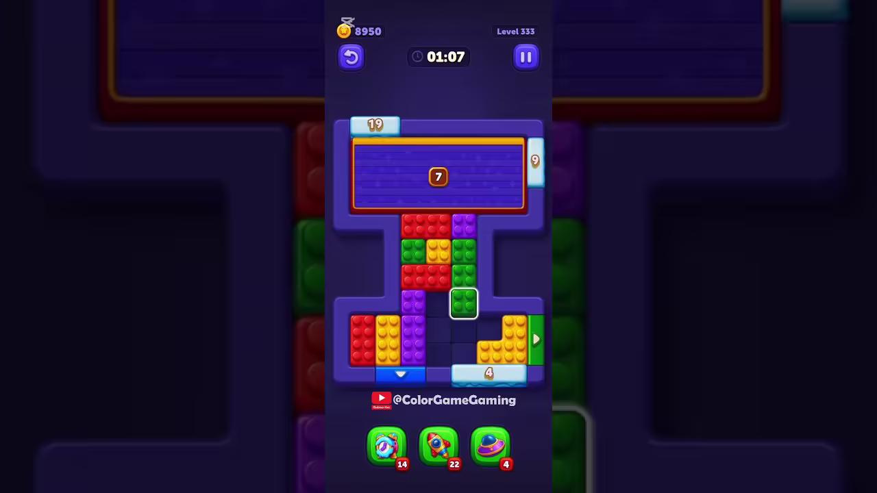 Block Out level board reference for step 1