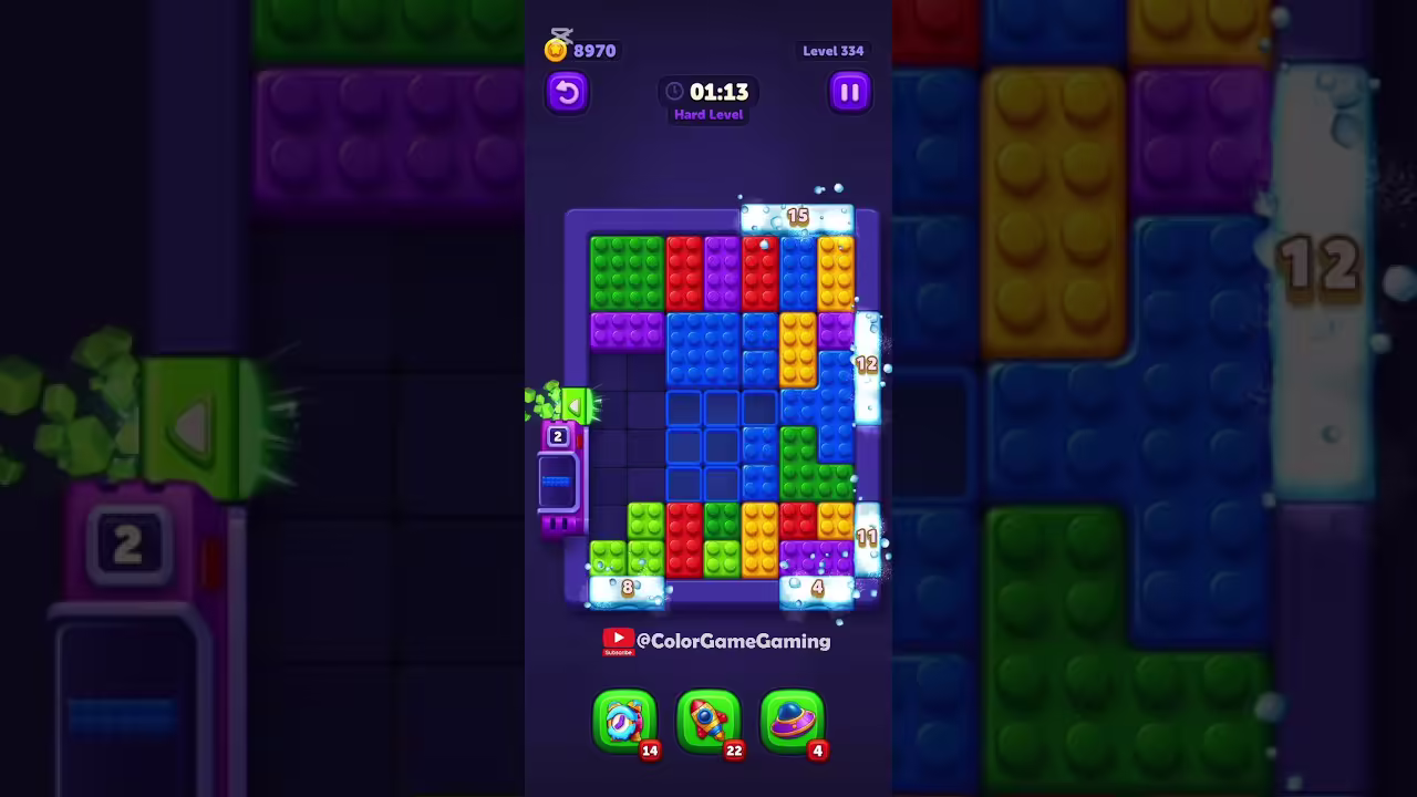 Block Out level board reference for step 1