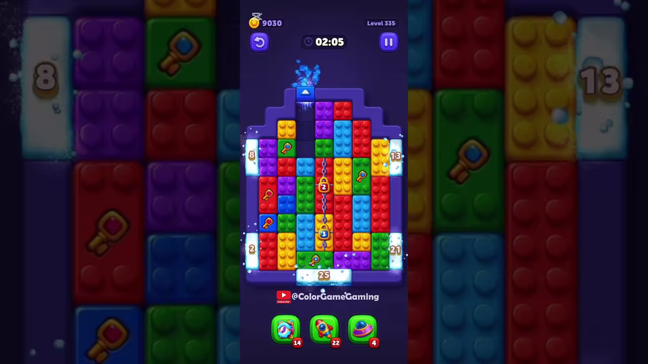 Block Out level board reference for step 1