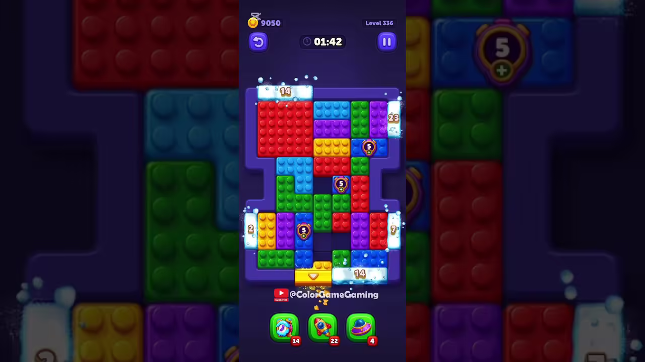 Block Out level board reference for step 1