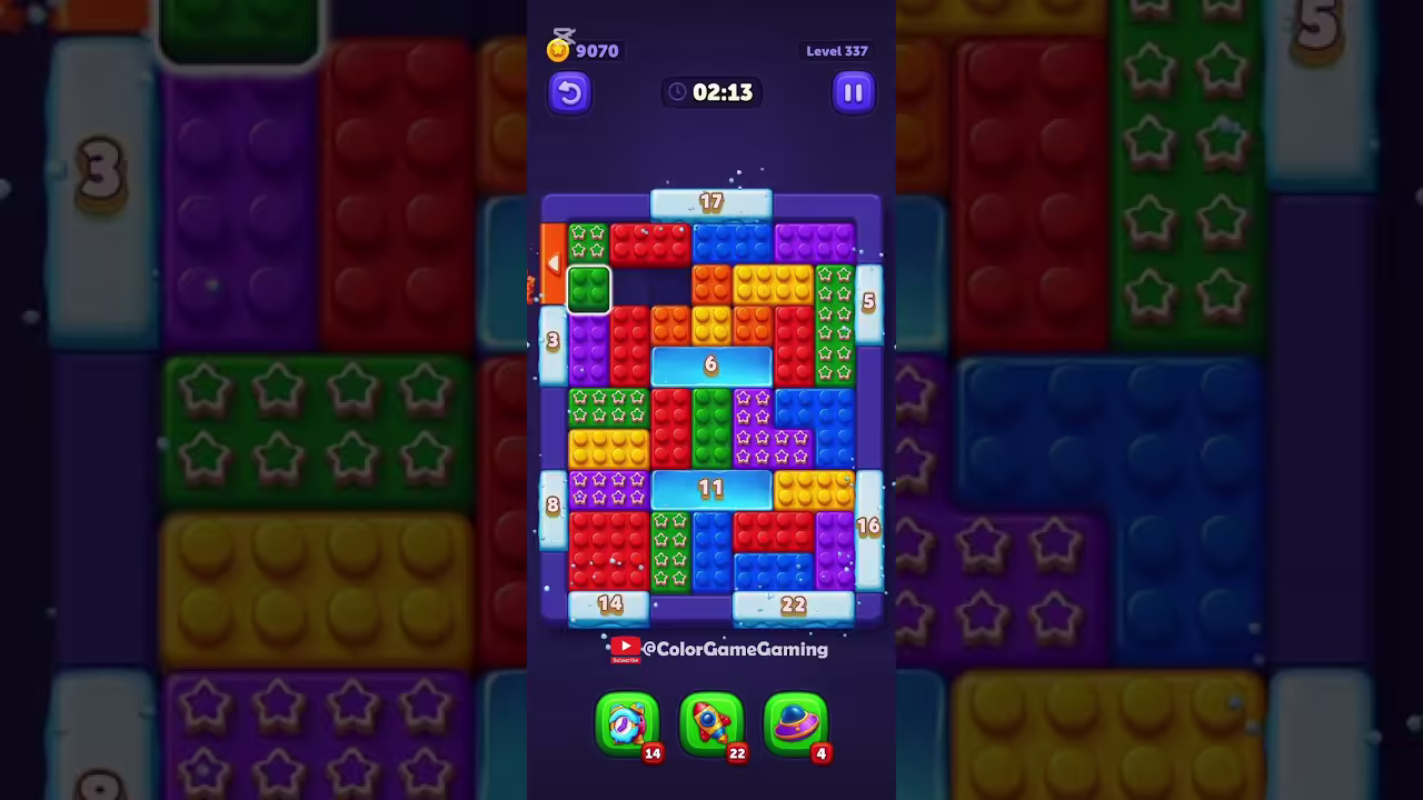 Block Out level board reference for step 1