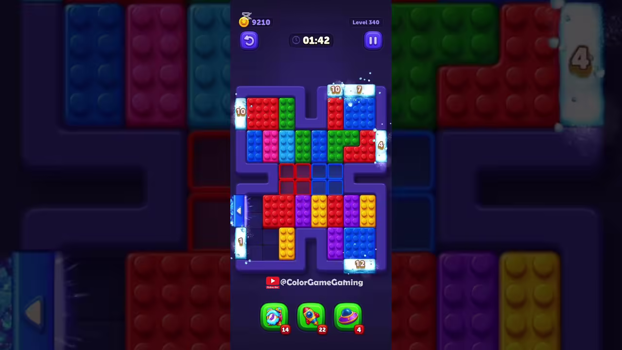 Block Out level board reference for step 1