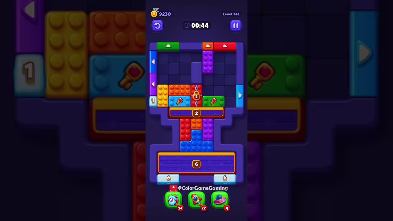 Block Out level board reference for step 1
