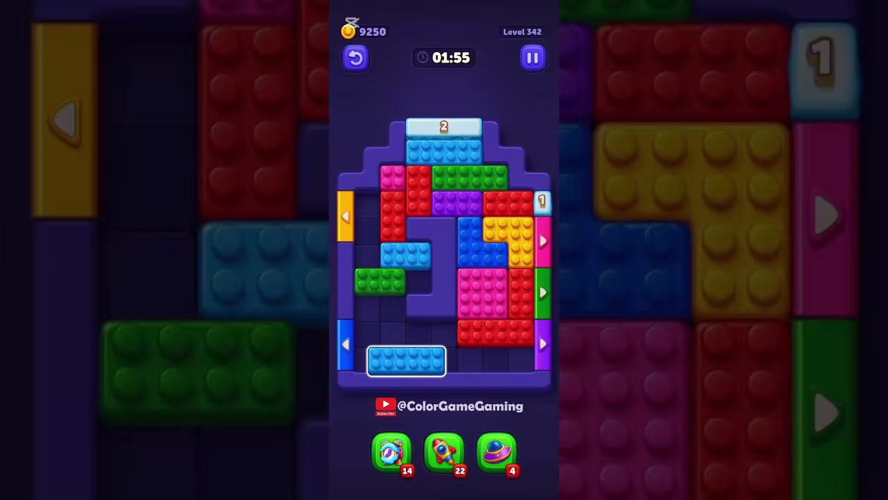 Block Out level board reference for step 1