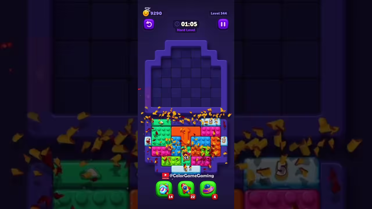 Block Out level board reference for step 1