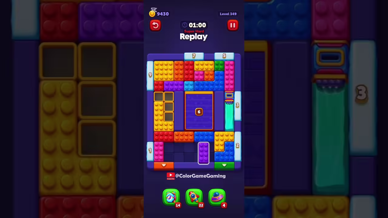 Block Out level board reference for step 1