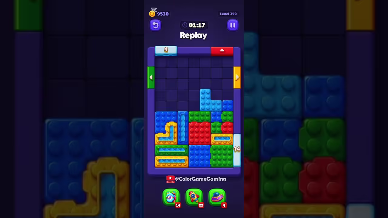 Block Out level board reference for step 1