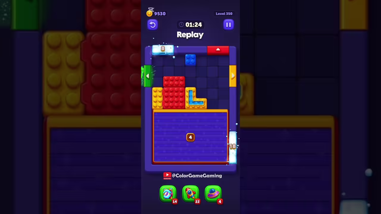 Block Out level board reference for step 1