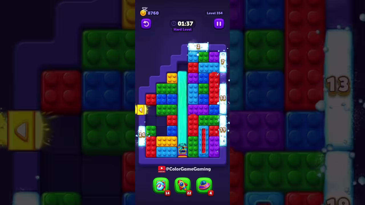 Block Out level board reference for step 1