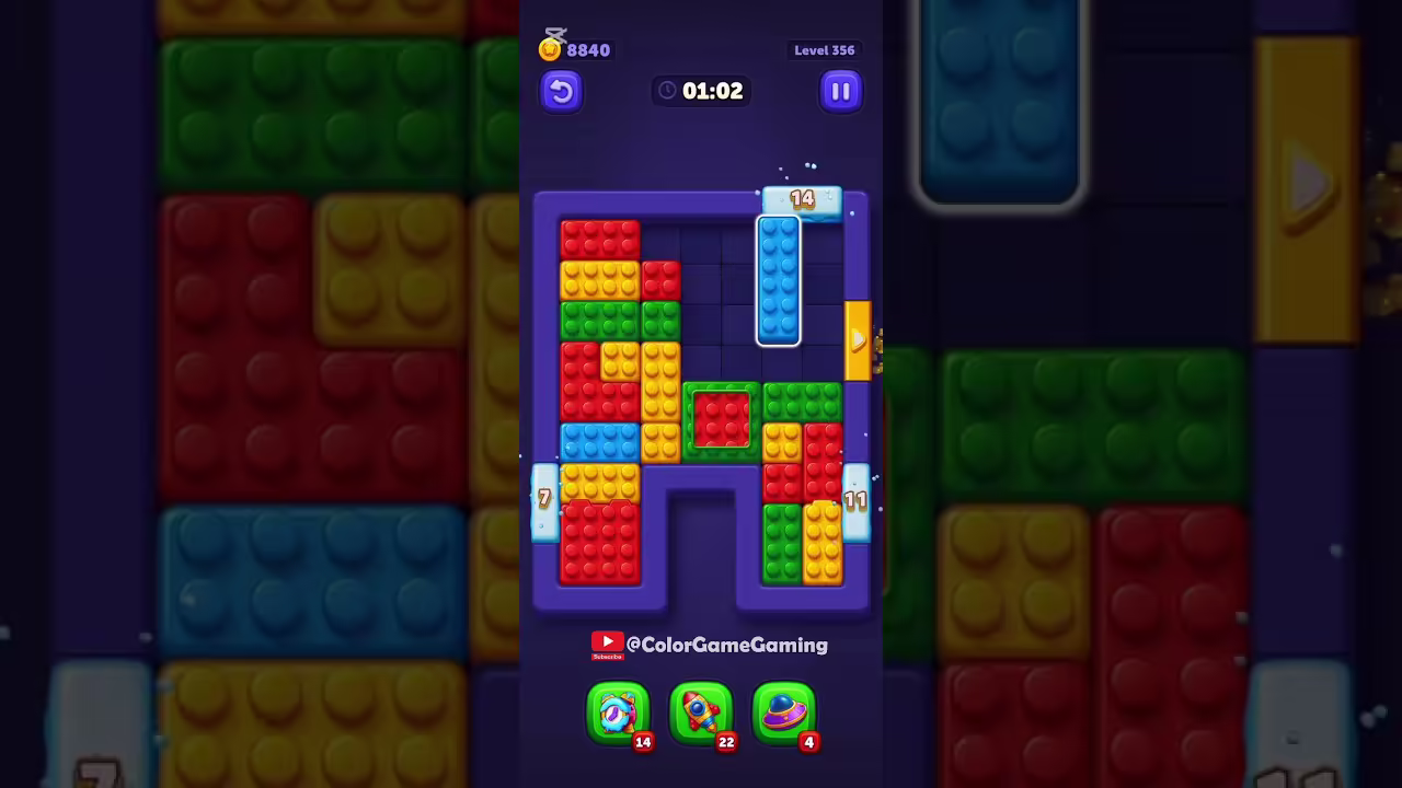Block Out level board reference for step 1