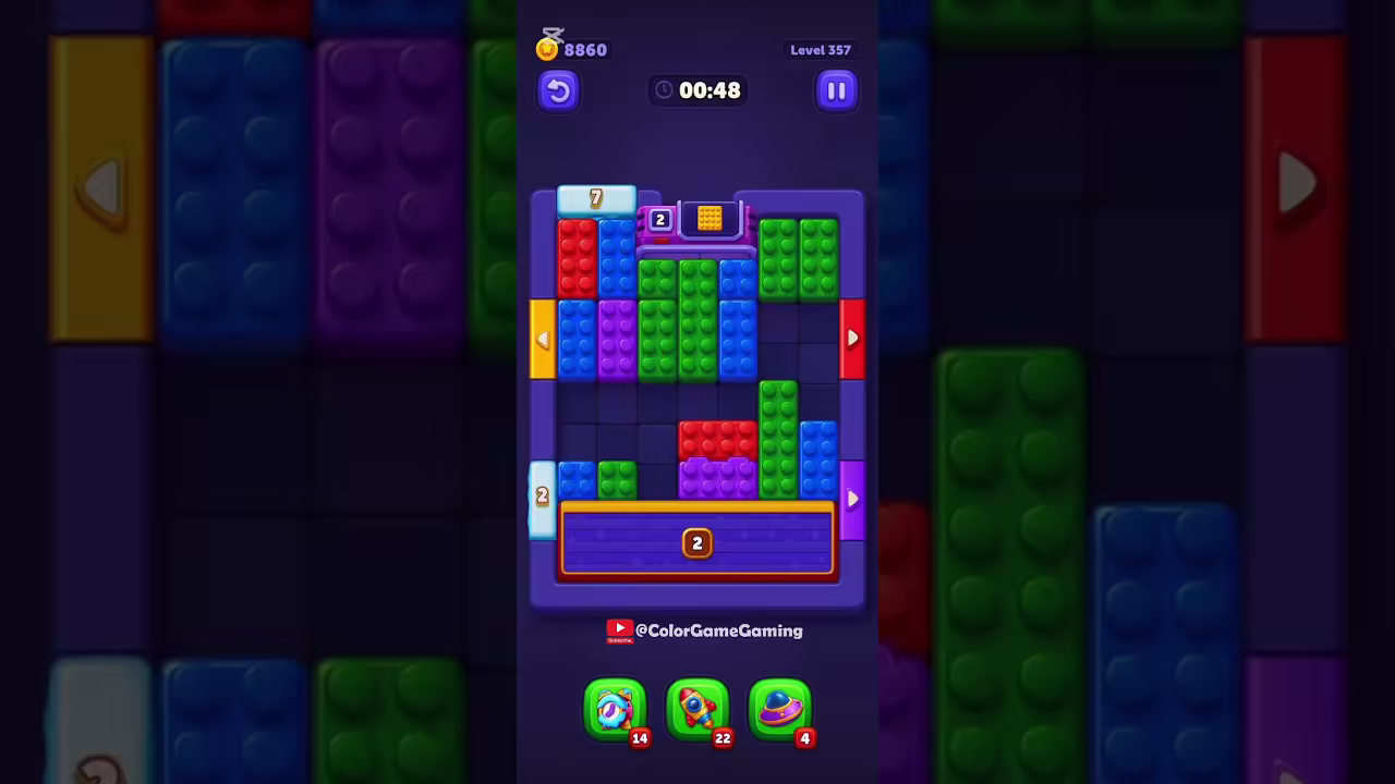 Block Out level board reference for step 1