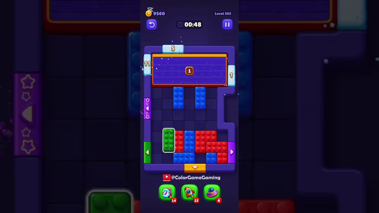 Block Out level board reference for step 1