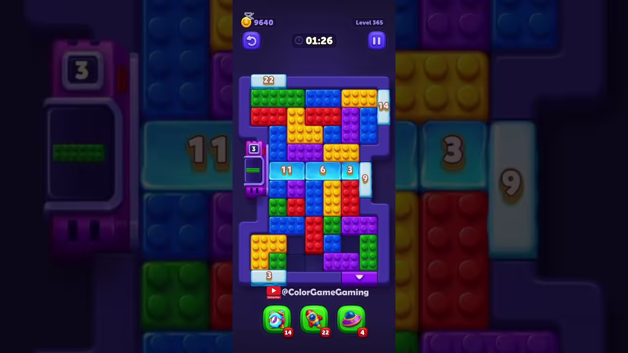 Block Out level board reference for step 1