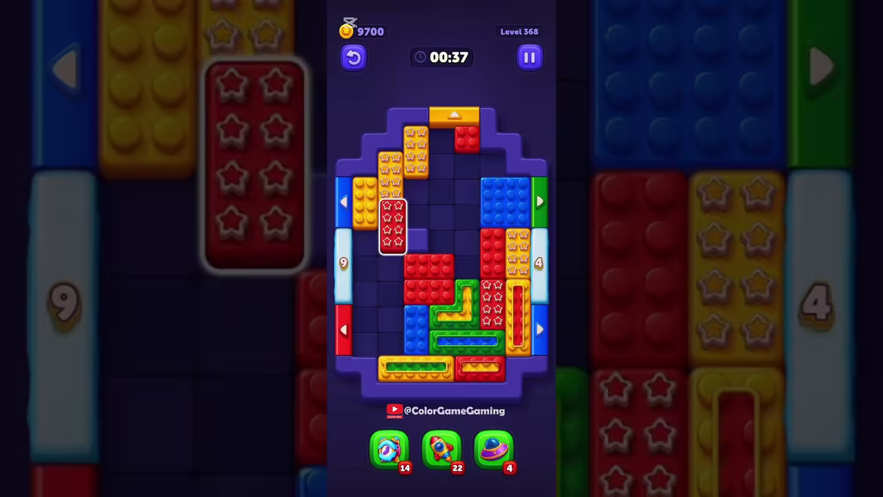 Block Out level board reference for step 1