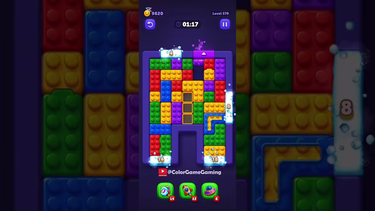 Block Out level board reference for step 1