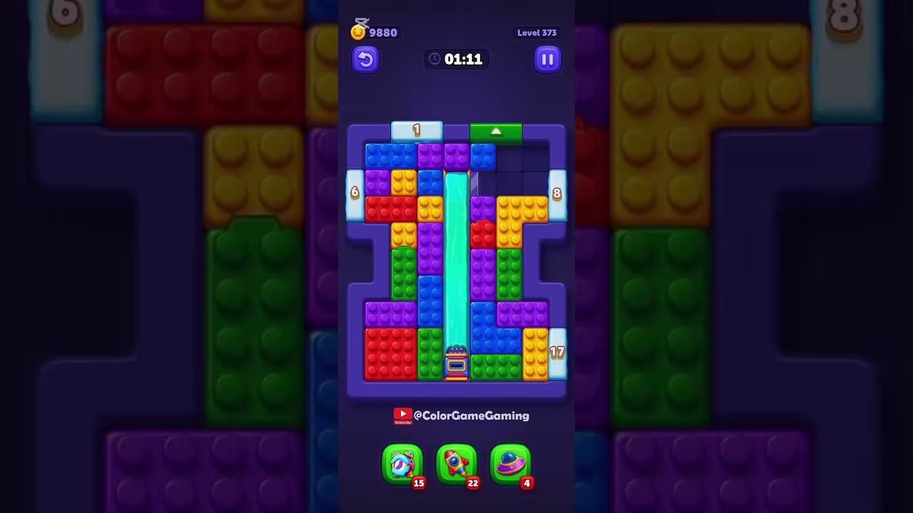 Block Out level board reference for step 1