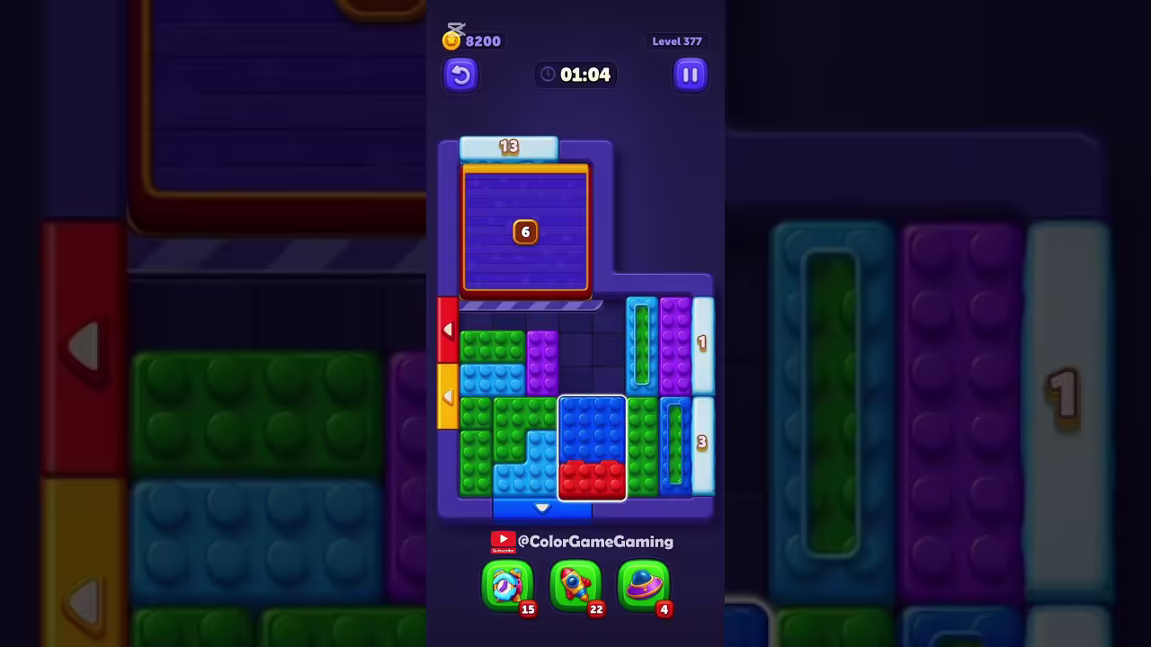 Block Out level board reference for step 1