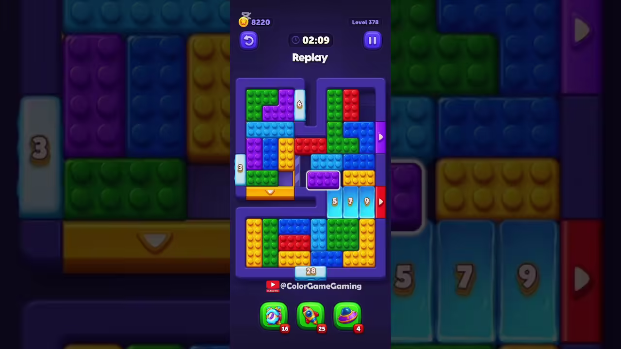 Block Out level board reference for step 1