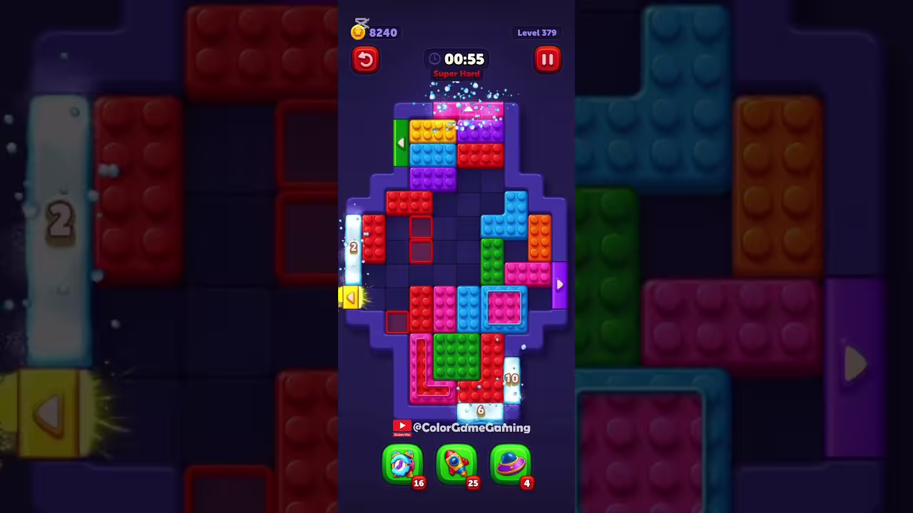 Block Out level board reference for step 1