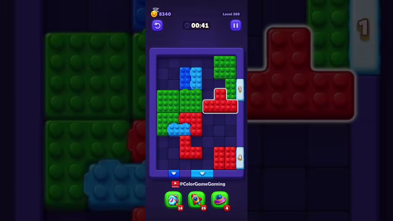 Block Out level board reference for step 1