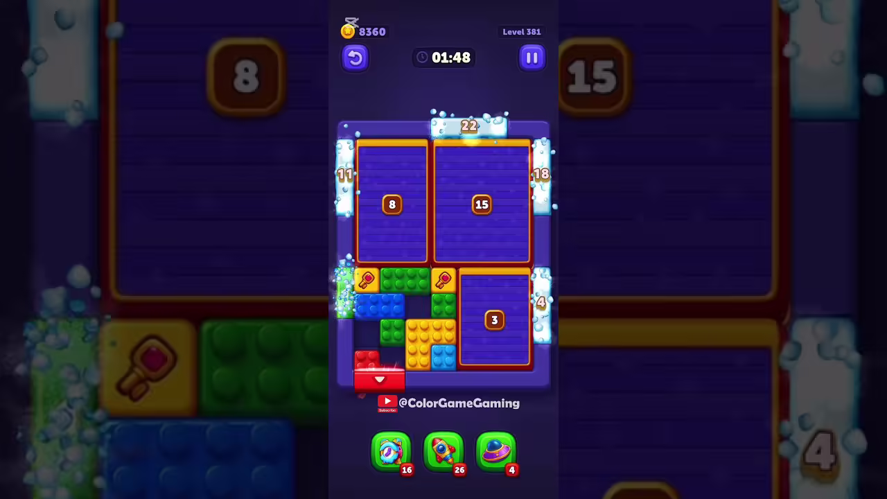 Block Out level board reference for step 1