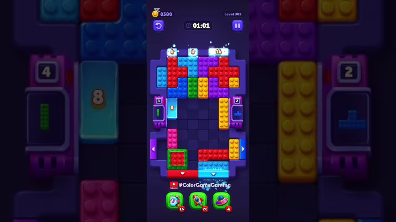 Block Out level board reference for step 1