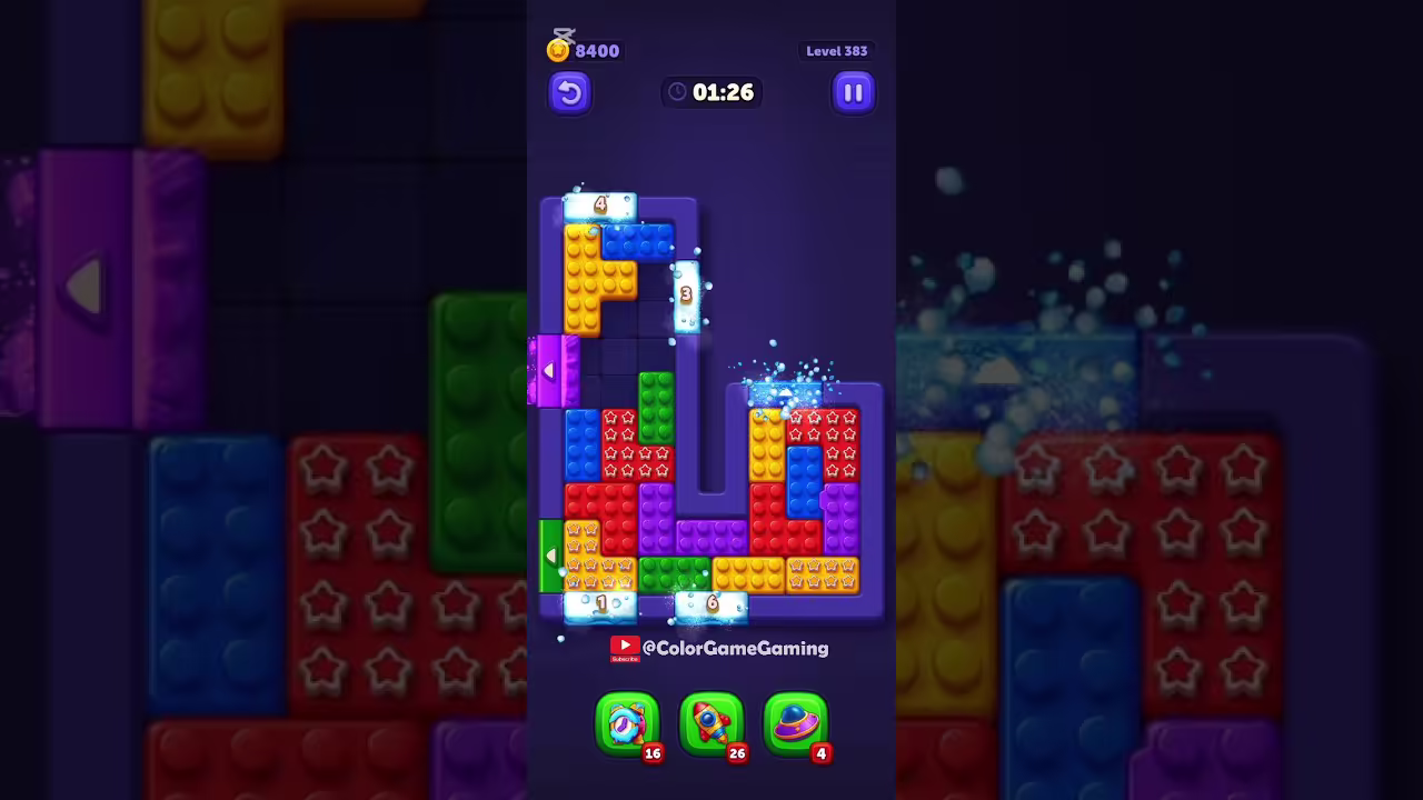 Block Out level board reference for step 1