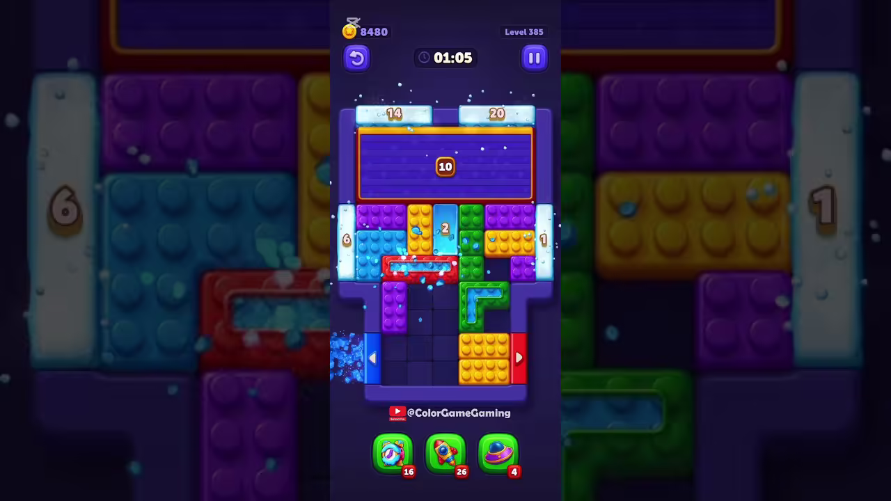 Block Out level board reference for step 1