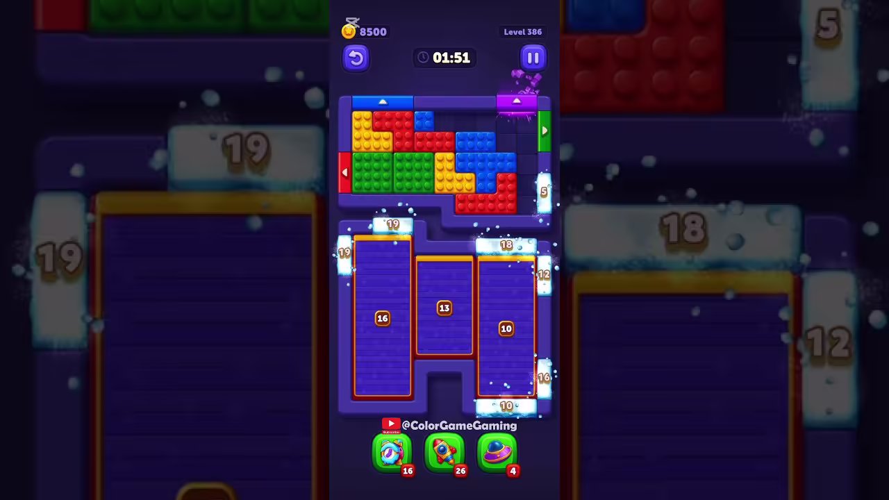 Block Out level board reference for step 1