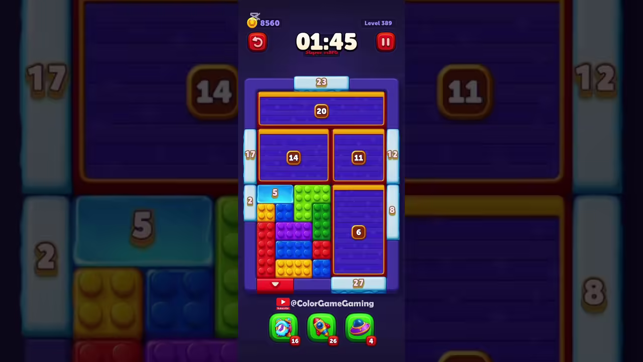 Block Out level board reference for step 1
