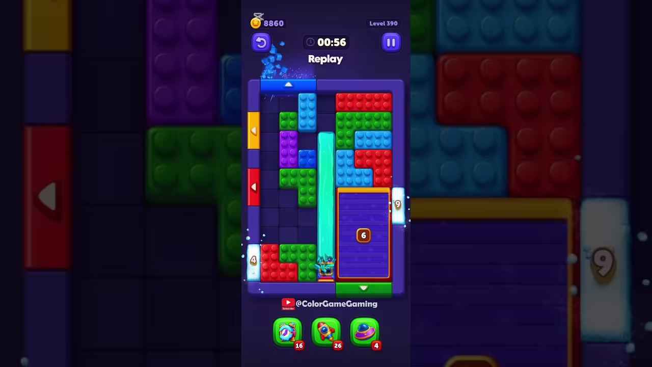 Block Out level board reference for step 1