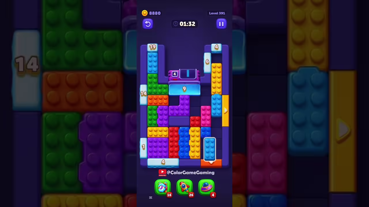 Block Out level board reference for step 1