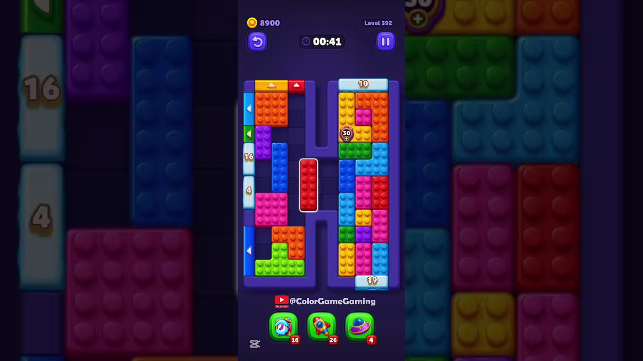 Block Out level board reference for step 1