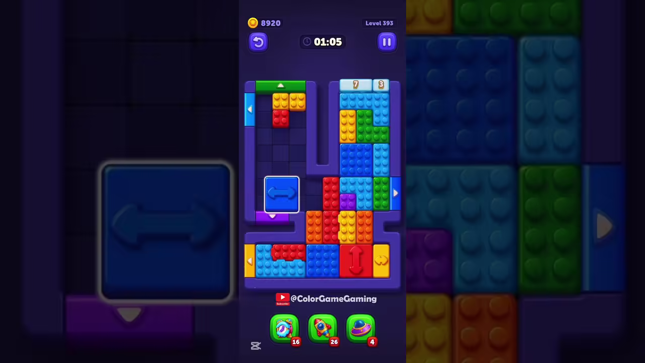 Block Out level board reference for step 1
