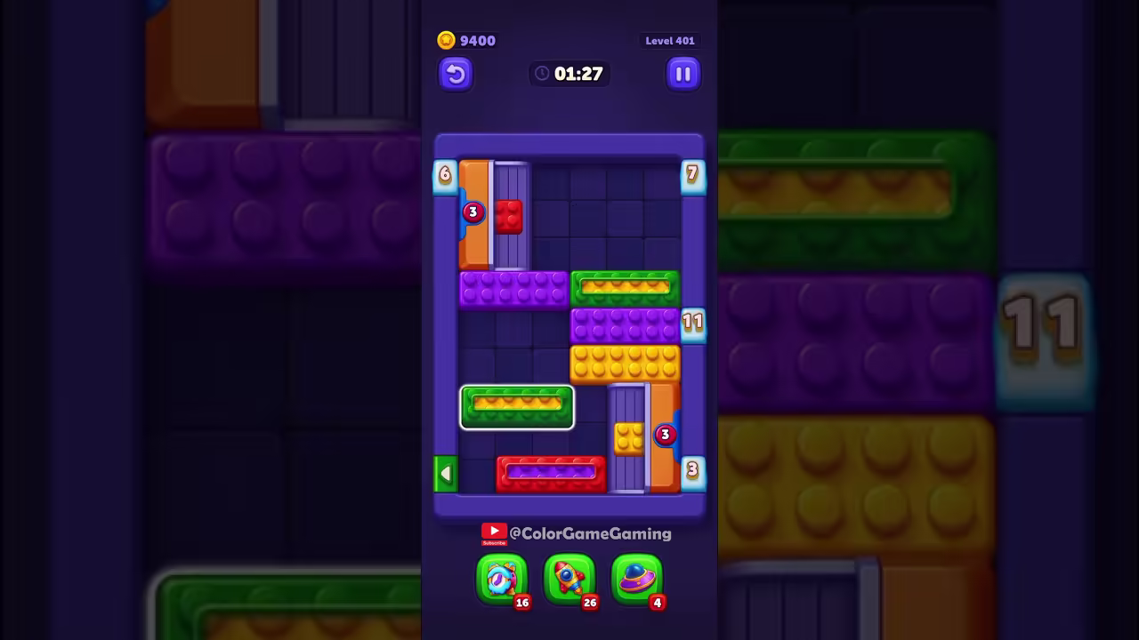 Block Out level board reference for step 1