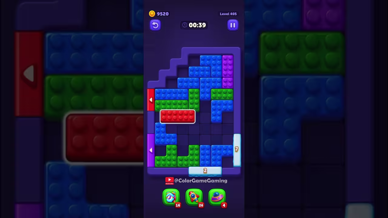 Block Out level board reference for step 1
