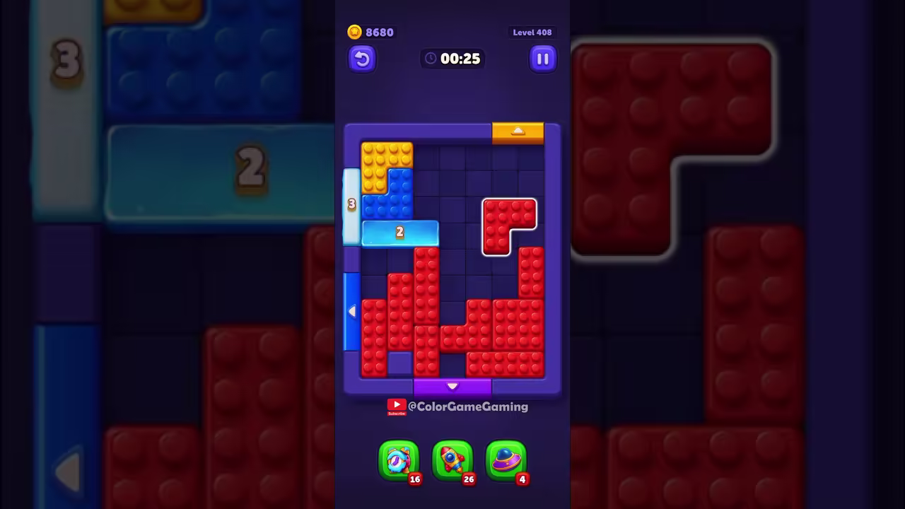 Block Out level board reference for step 1